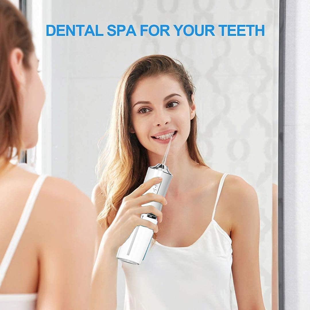 MAYCREATE Water Flossers For Teeth, Portable & Rechargeable Water Pick Flosser For Home and Travel,Electric Toothbrush with Water Flosser with 3 Modes.without Protective Case MAYCREATE Water Flossers For Teeth, Portable & Rechargeable Water Pick Flosser For Home and Travel,Electric Toothbrush with Water Flosser with 3 Modes.without Protective Case